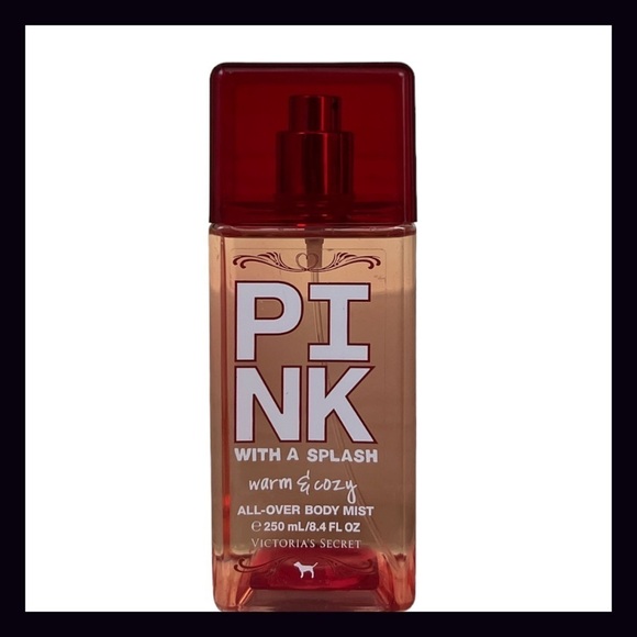 Victoria's Secret Pink With A Splash Warm & Cozy Body Mist 8.4 FL OZ - Picture 2 of 3